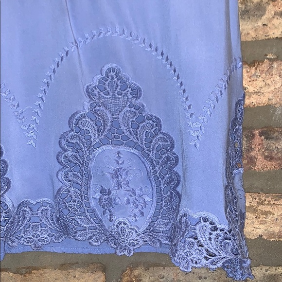 Tank Top with Lace Cutouts - Picture 2 of 3